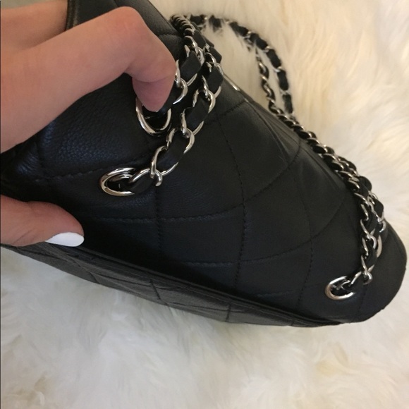 ❌SOLD❌ 🖤 CHANEL NIB Black w/ Silver HW Flap Bag - Picture 4 of 8